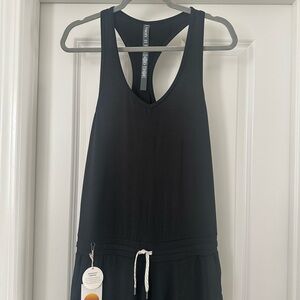 Vuori Black Racerback Lux Jumpsuit